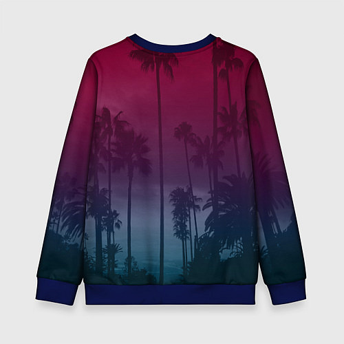 Детский свитшот California / 3D-Синий – фото 2