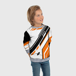 Свитшот детский CS:GO Asiimov P90 Style, цвет: 3D-меланж — фото 2