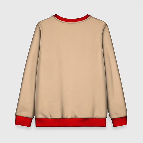 Детский свитшот Catpuccino / 3D-Красный – фото 2