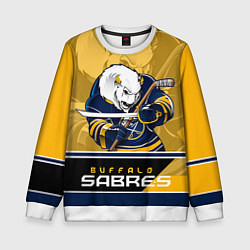 Свитшот детский Buffalo Sabres, цвет: 3D-белый