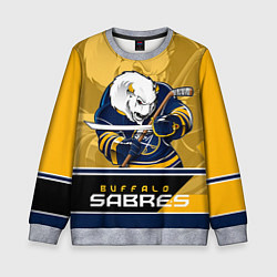 Свитшот детский Buffalo Sabres, цвет: 3D-меланж