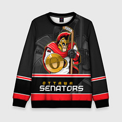 Свитшот детский Ottawa Senators, цвет: 3D-черный