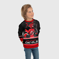Свитшот детский New Jersey Devils, цвет: 3D-красный — фото 2