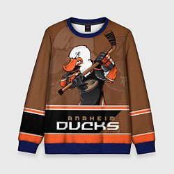 Свитшот детский Anaheim Ducks, цвет: 3D-синий