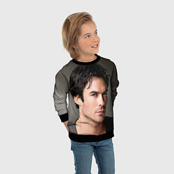 Свитшот детский Ian Somerhalder, цвет: 3D-черный — фото 2