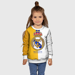 Свитшот детский Real Madrid CF, цвет: 3D-белый — фото 2