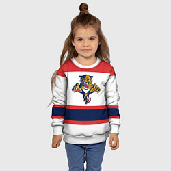 Свитшот детский Florida Panthers, цвет: 3D-белый — фото 2