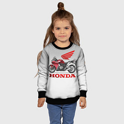 Свитшот детский Honda 2, цвет: 3D-черный — фото 2
