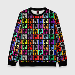 Детский свитшот The Beatles: pop-art