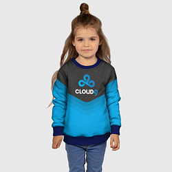Свитшот детский Cloud 9 Uniform, цвет: 3D-синий — фото 2