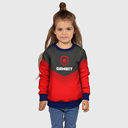 Свитшот детский Gambit Gaming Uniform, цвет: 3D-синий — фото 2