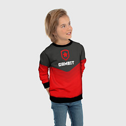 Свитшот детский Gambit Gaming Uniform, цвет: 3D-черный — фото 2