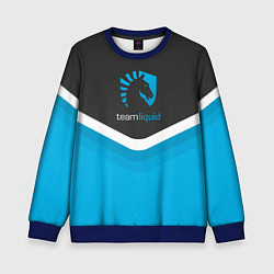 Свитшот детский Team Liquid Uniform, цвет: 3D-синий