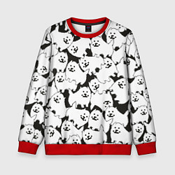 Свитшот детский Undertale Annoying dog, цвет: 3D-красный