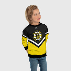 Свитшот детский NHL: Boston Bruins, цвет: 3D-черный — фото 2