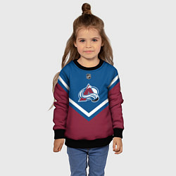 Свитшот детский NHL: Colorado Avalanche, цвет: 3D-черный — фото 2