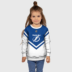 Свитшот детский NHL: Tampa Bay Lightning, цвет: 3D-белый — фото 2