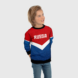 Свитшот детский Russia Team, цвет: 3D-черный — фото 2