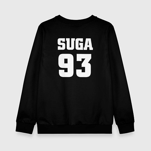 Детский свитшот BTS: Suga / 3D-Черный – фото 2