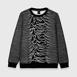 Свитшот детский Joy Division: Unknown Pleasures, цвет: 3D-черный