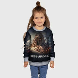 Свитшот детский Disturbed: Skull Mountain, цвет: 3D-меланж — фото 2