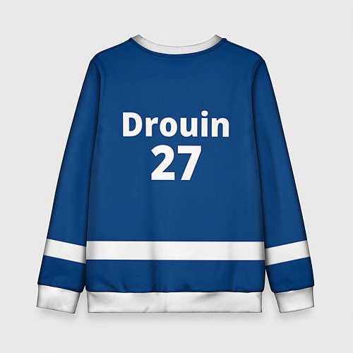 Детский свитшот Tampa Bay: Drouin / 3D-Белый – фото 2