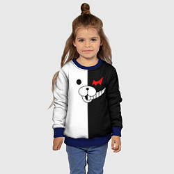 Свитшот детский Monokuma, цвет: 3D-синий — фото 2