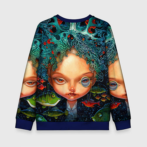 Детский свитшот Fantasy art / 3D-Синий – фото 2