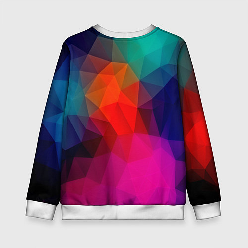 Детский свитшот Abstraction / 3D-Белый – фото 2