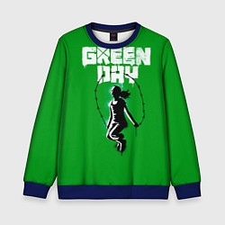 Свитшот детский Green Day: Girl, цвет: 3D-синий