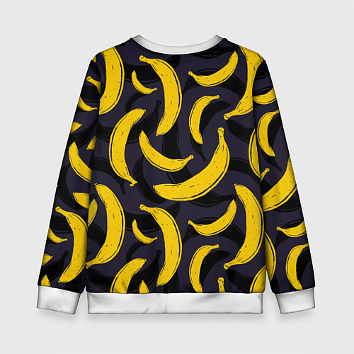 Детский свитшот Бананы / 3D-Белый – фото 2