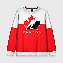 Свитшот детский Canada Team, цвет: 3D-белый