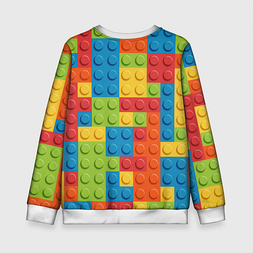 Детский свитшот Лего конструктор / 3D-Белый – фото 2