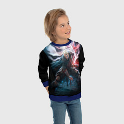Свитшот детский Ni-Oh, цвет: 3D-синий — фото 2