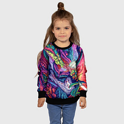 Свитшот детский Hyper Beast Style, цвет: 3D-черный — фото 2