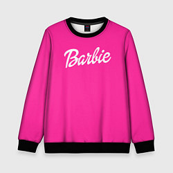 Свитшот детский Барби, цвет: 3D-черный