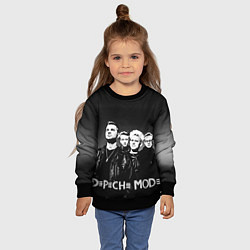 Свитшот детский Depeche Mode: mono, цвет: 3D-черный — фото 2