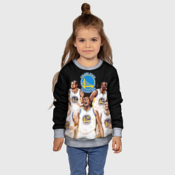 Свитшот детский Golden State Warriors 5, цвет: 3D-меланж — фото 2