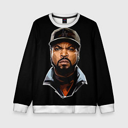 Свитшот детский Ice Cube, цвет: 3D-белый