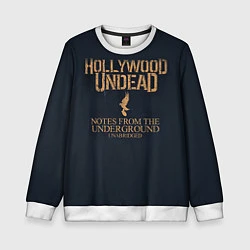 Свитшот детский Hollywood Undead: Underground, цвет: 3D-белый