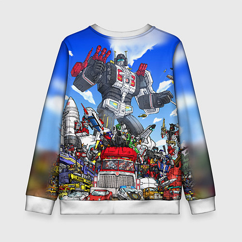 Детский свитшот Трансформеры / 3D-Белый – фото 2