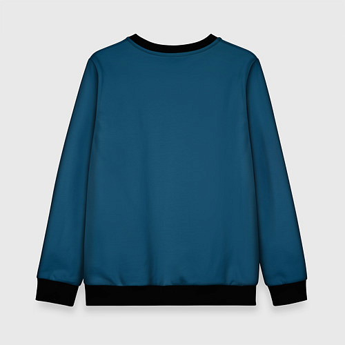 Детский свитшот Жизнь кабачка / 3D-Черный – фото 2