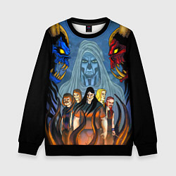 Свитшот детский Dethklok: Heroes, цвет: 3D-черный