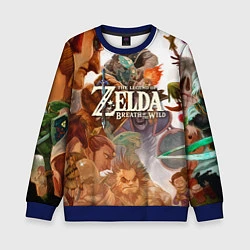 Свитшот детский The Legend of Zelda, цвет: 3D-синий