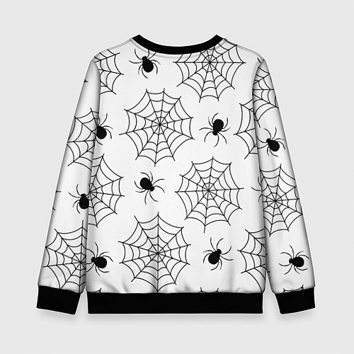 Детский свитшот Паутинка / 3D-Черный – фото 2