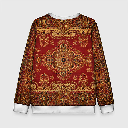 Детский свитшот Человек-ковер / 3D-Белый – фото 2