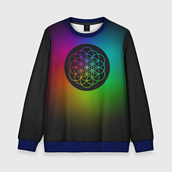 Свитшот детский Coldplay Colour, цвет: 3D-синий