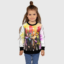 Свитшот детский Coldplay, цвет: 3D-черный — фото 2