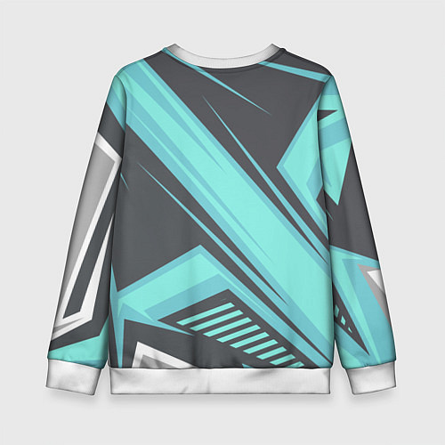 Детский свитшот Miku1 / 3D-Белый – фото 2