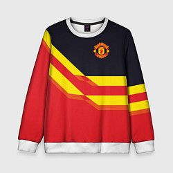 Свитшот детский Man United FC: Red style, цвет: 3D-белый